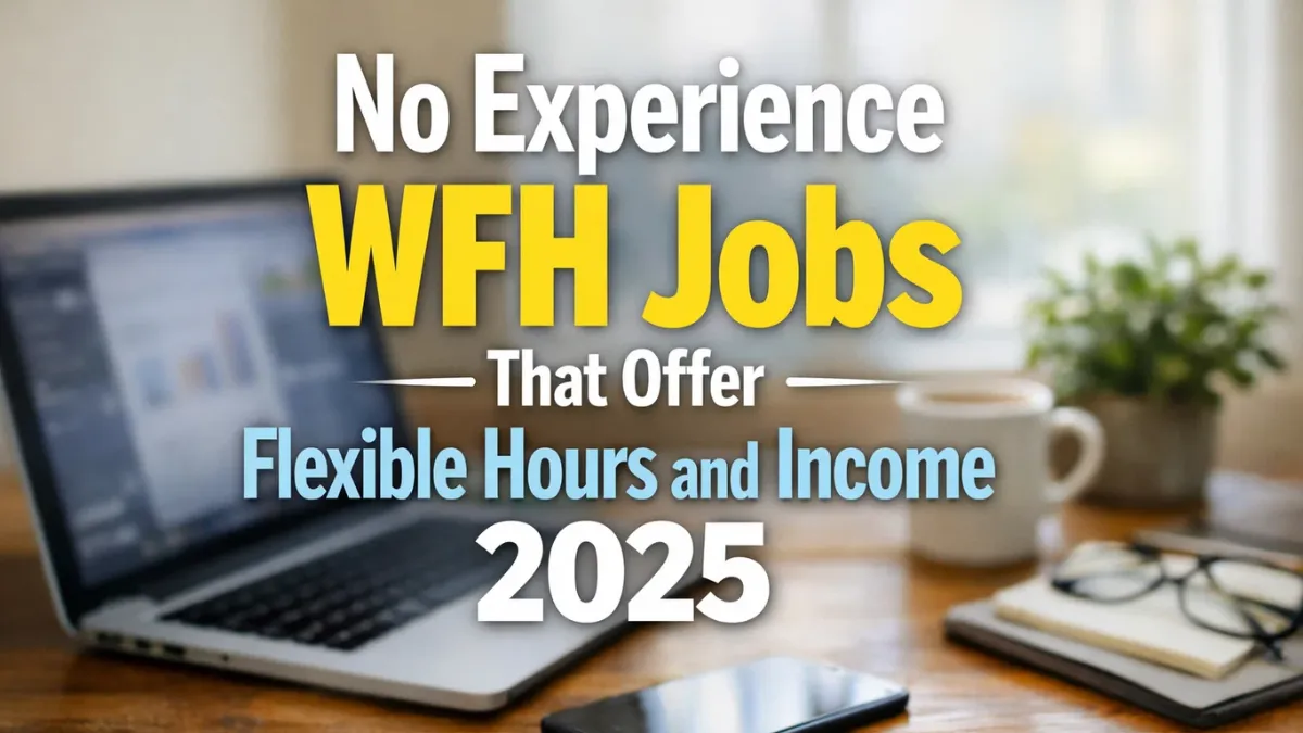 No Experience WFH Jobs That Offer Flexible Hours and Income 2025