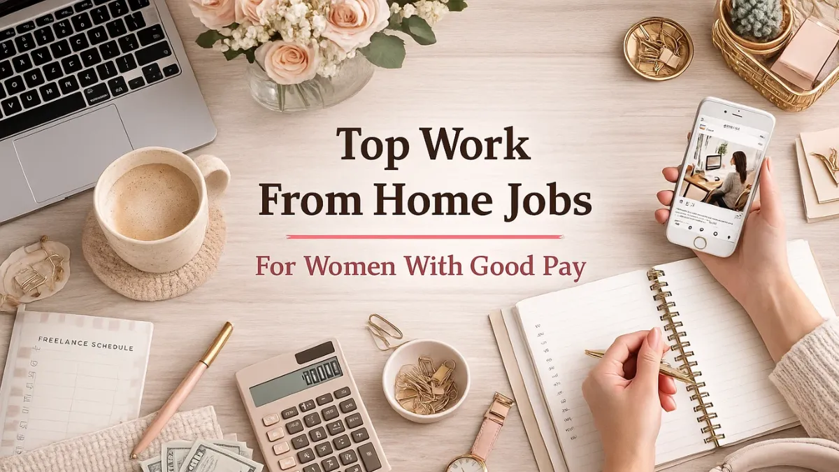 Top Work From Home Jobs For Women With Good Pay