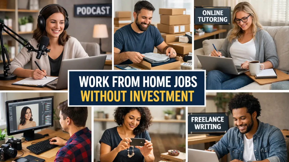 Work From Home Jobs Without Investment