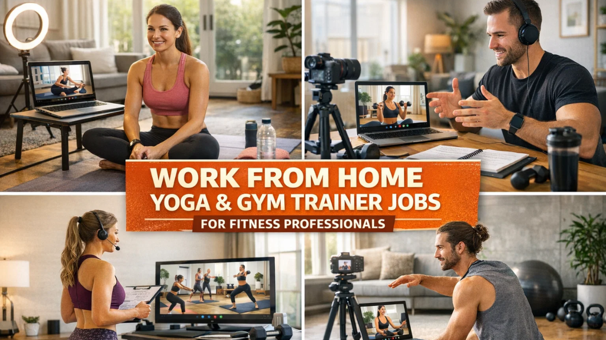 Work From Home Yoga and Gym Trainer