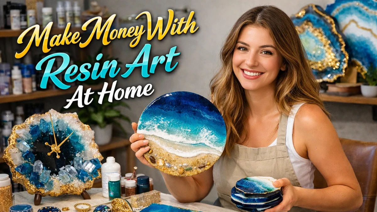 Resin Work From Home Crafting Liquid Art Into a Profitable Home Business