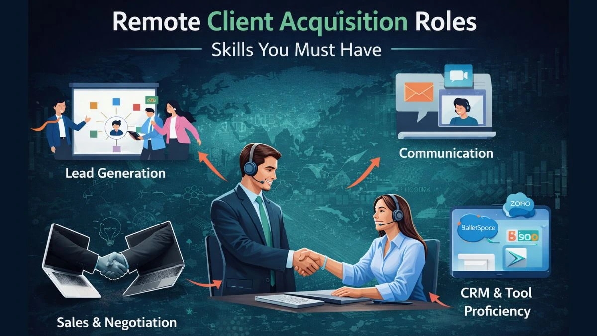 Remote Client Acquisition Roles: Skills You Must Have