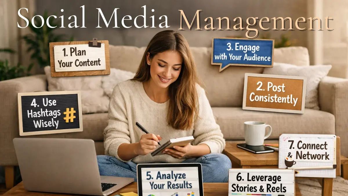 Social Media Management 7 Easy Strategies to Grow Your Brand From Home
