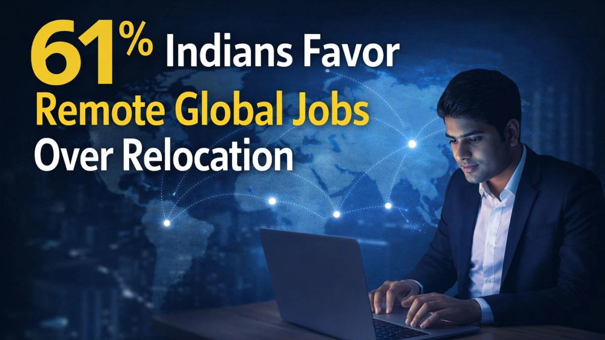 61% Indians Favor Remote Global Jobs Over Relocation